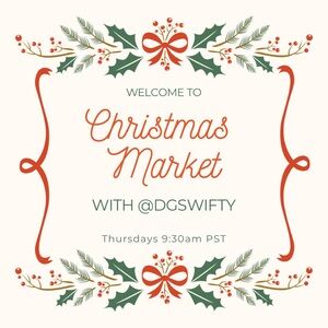Q&A Wednesdays / Christmas Market Thursdays 5:30am PST